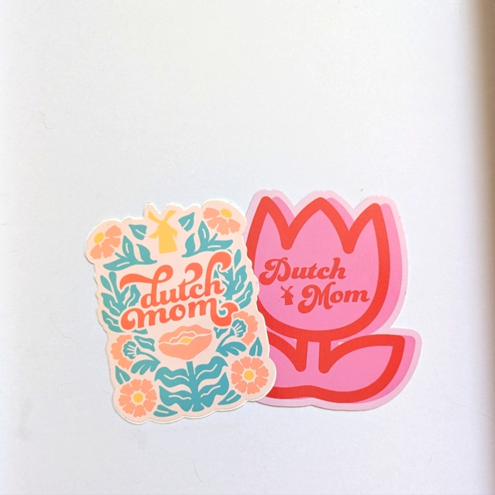 Dutch Mom Floral and Tulip Stickers